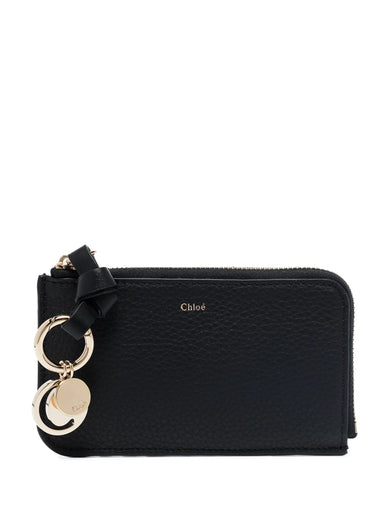Chloé purse in grained leather with card slots