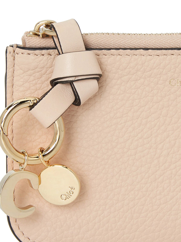 Chloé purse in grained leather with card slots