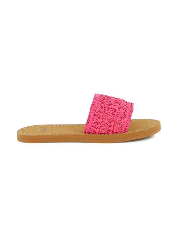 Sandals with logo