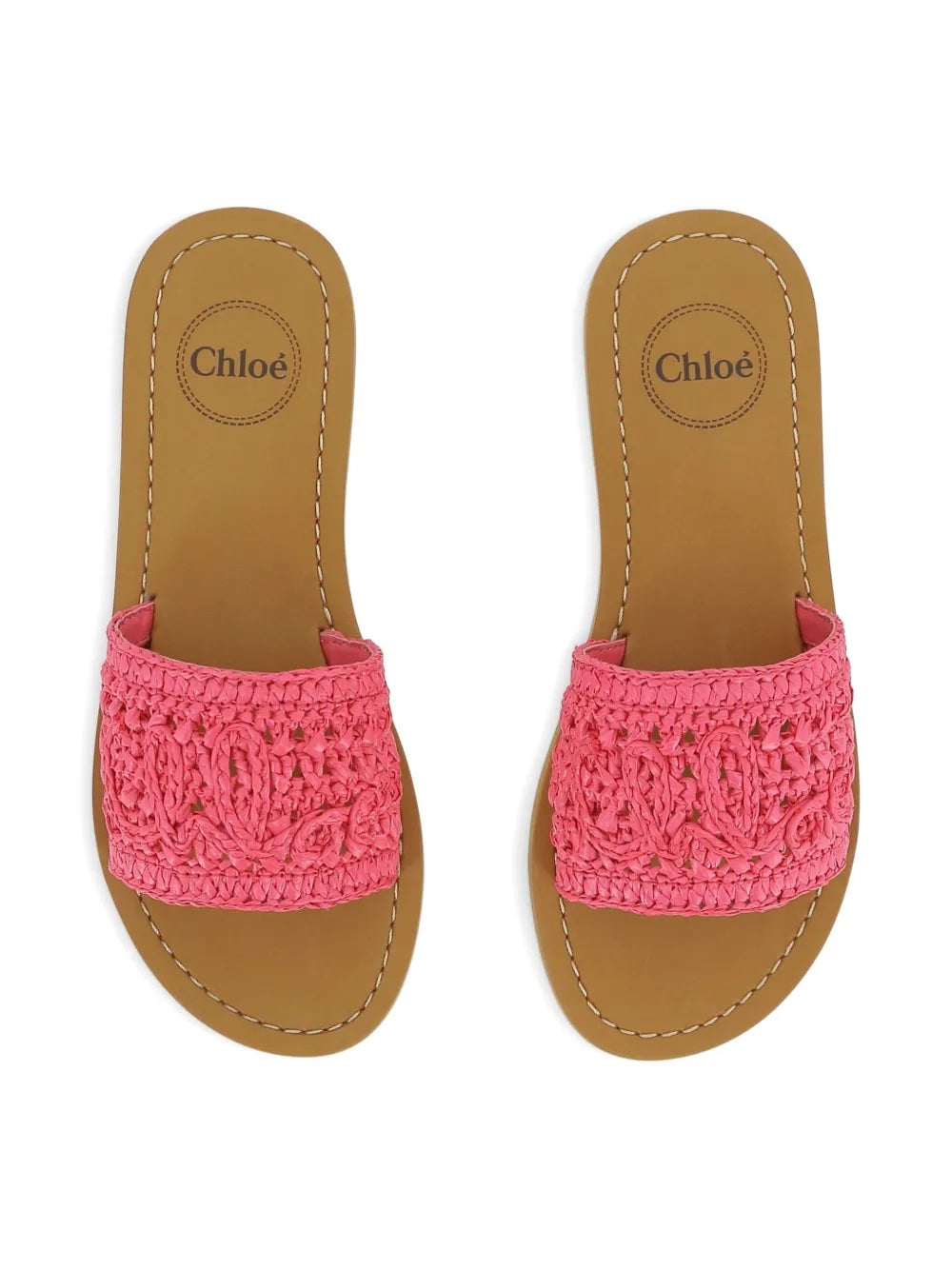 Sandals with logo