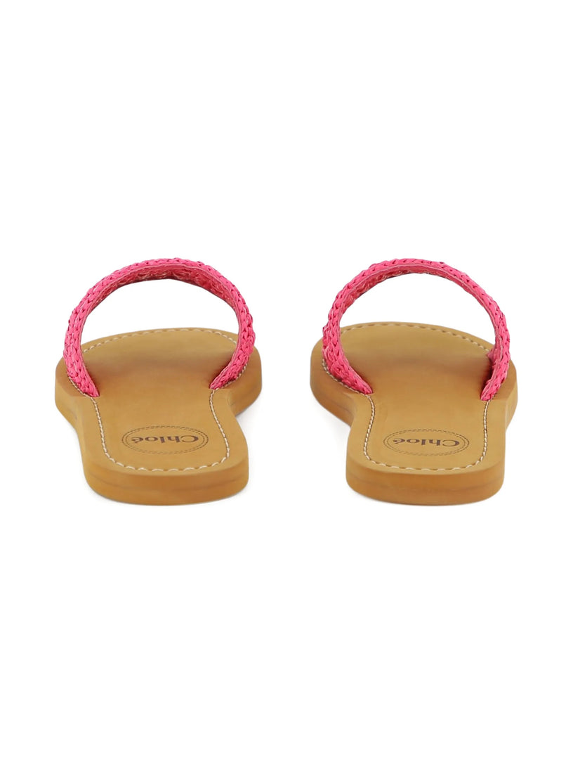 Sandals with logo