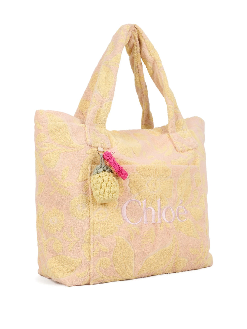 Terrycloth tote bag