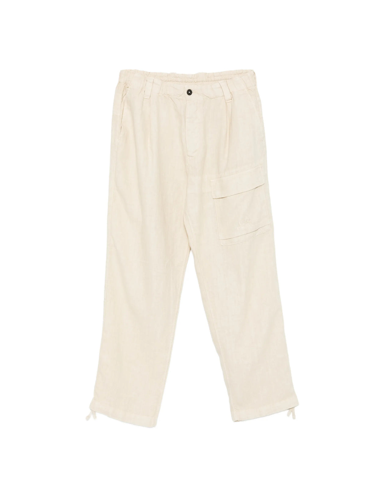 Pantaloni cargo in lino