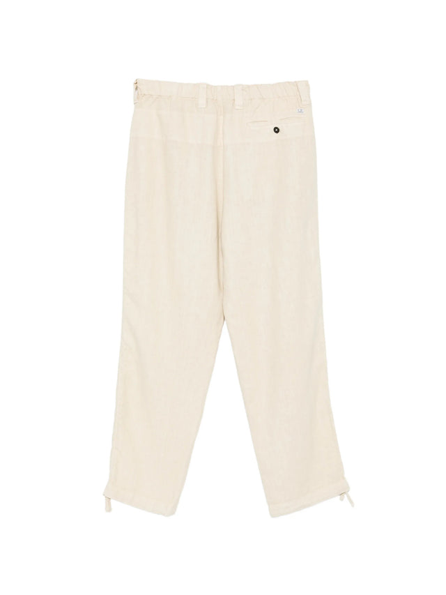 Pantaloni cargo in lino
