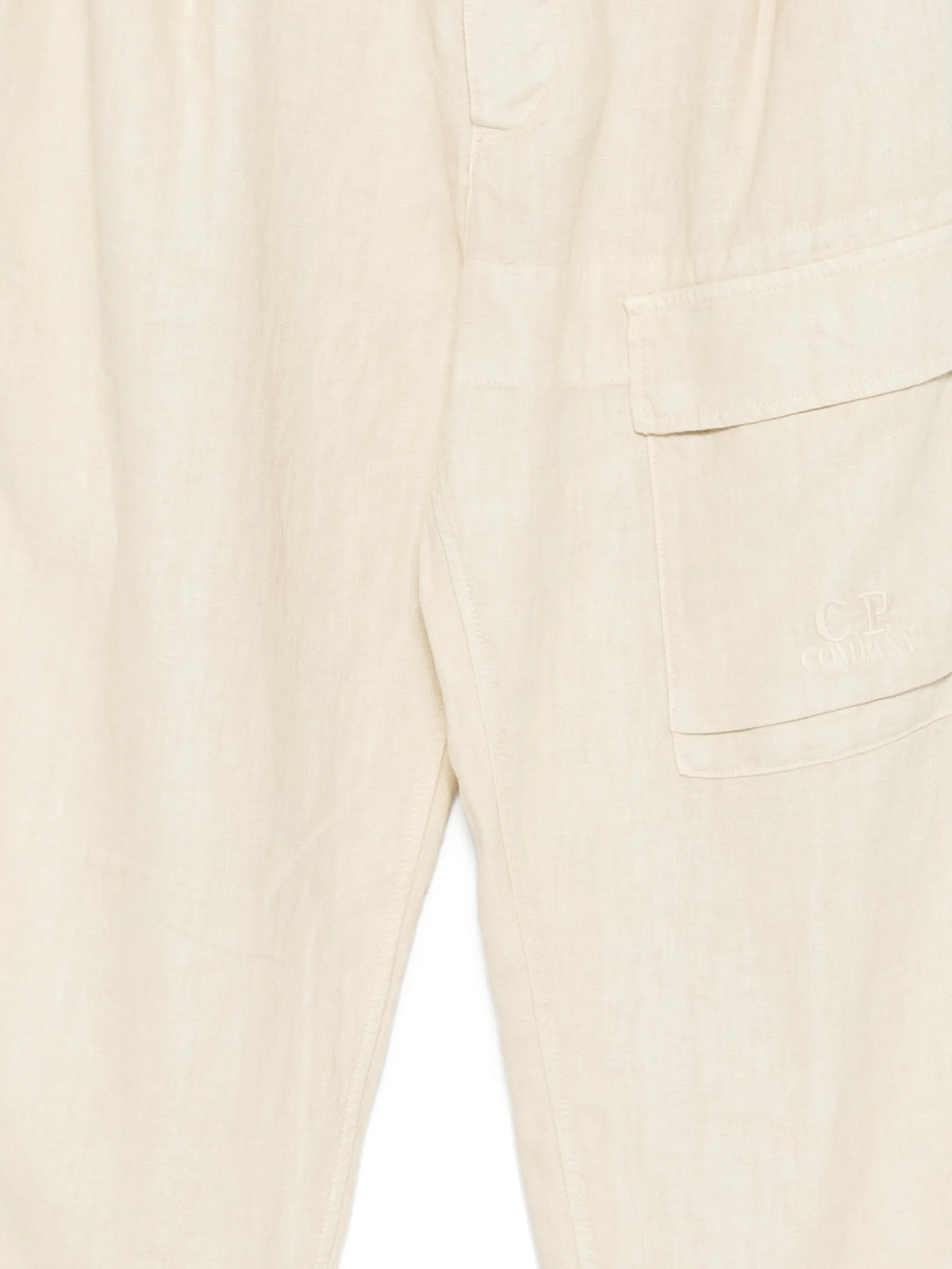 Pantaloni cargo in lino