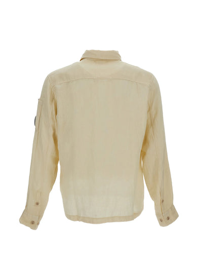 Camicia in lino a maniche lunghe