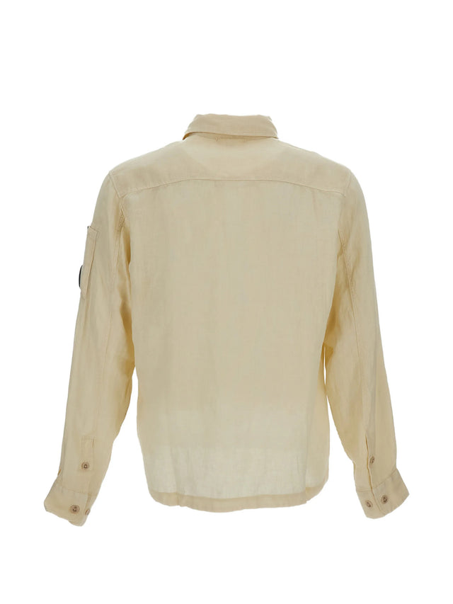 Camicia in lino a maniche lunghe
