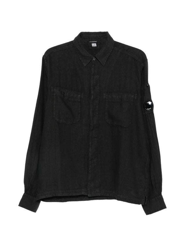 Camicia in lino a maniche lunghe