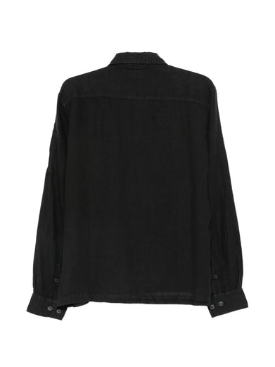 Camicia in lino a maniche lunghe