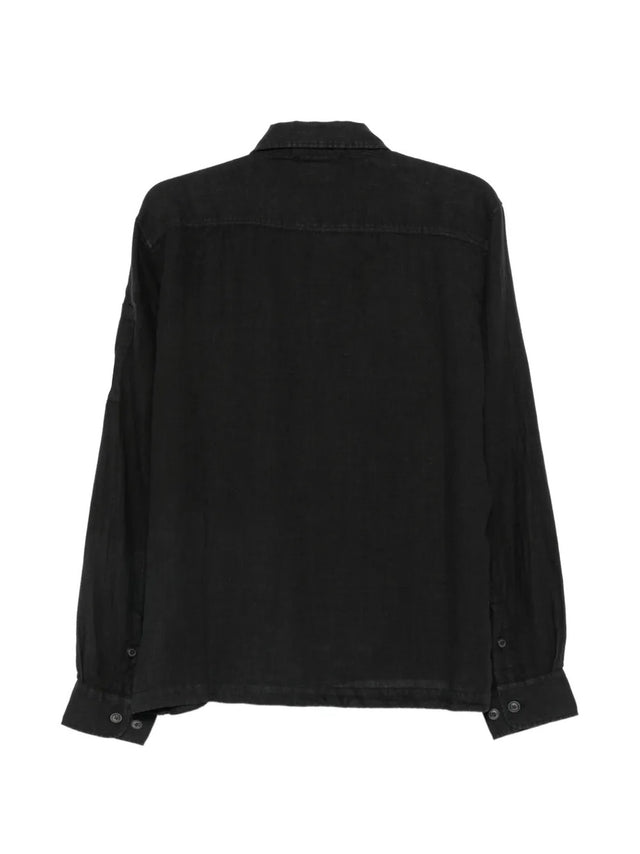 Camicia in lino a maniche lunghe