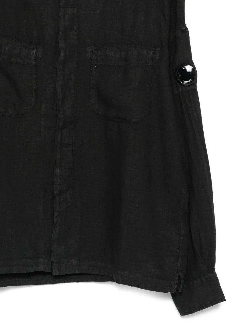 Camicia in lino a maniche lunghe