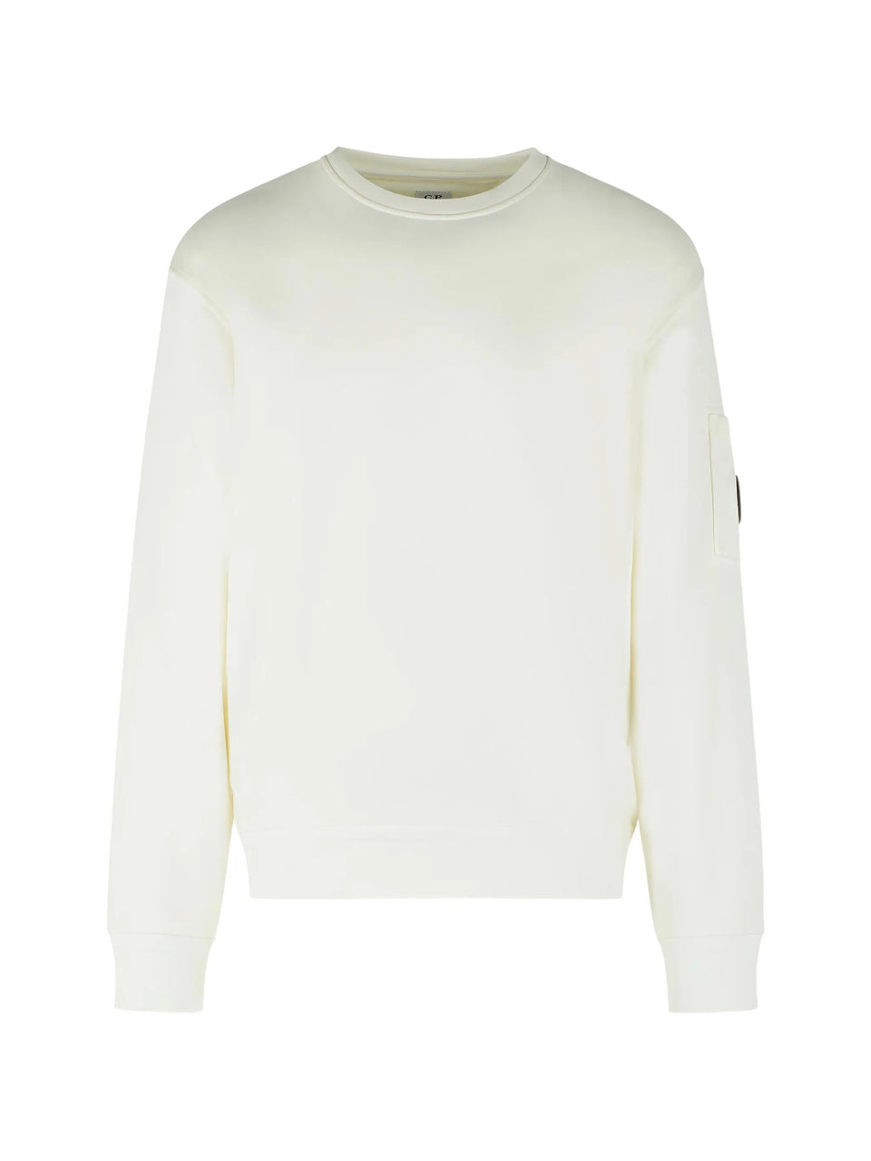 Cotton diagonal fleece sweatshirt