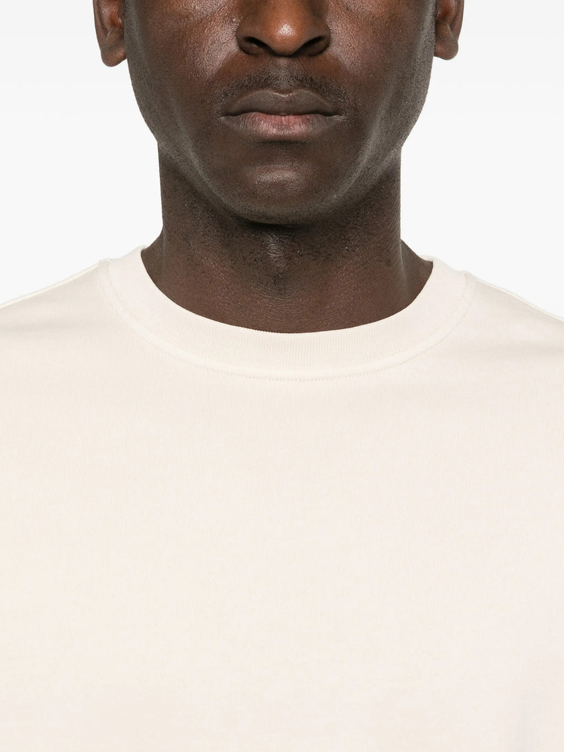 Cotton diagonal fleece sweatshirt