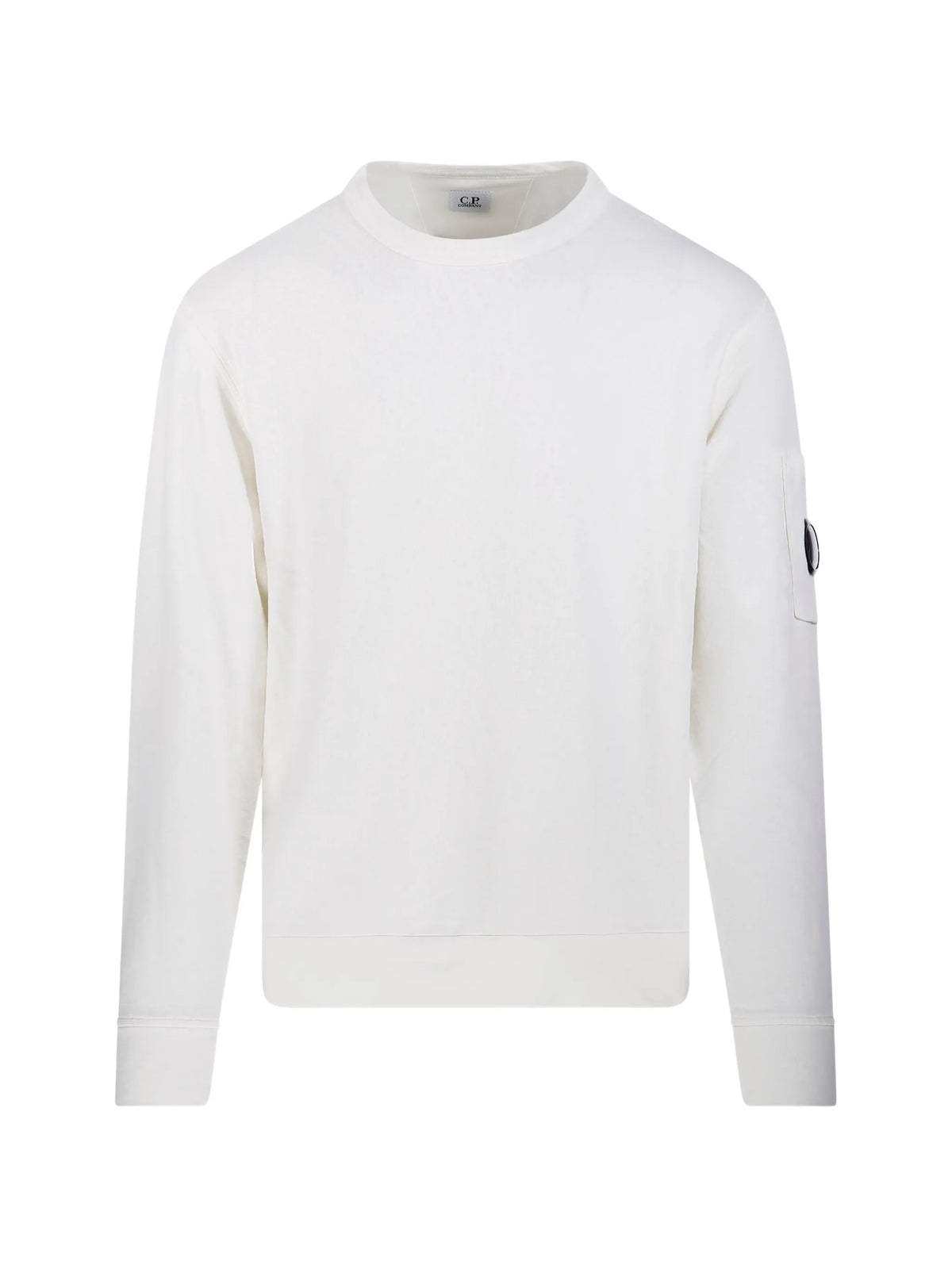 Crewneck sweatshirt in malfilè fleece