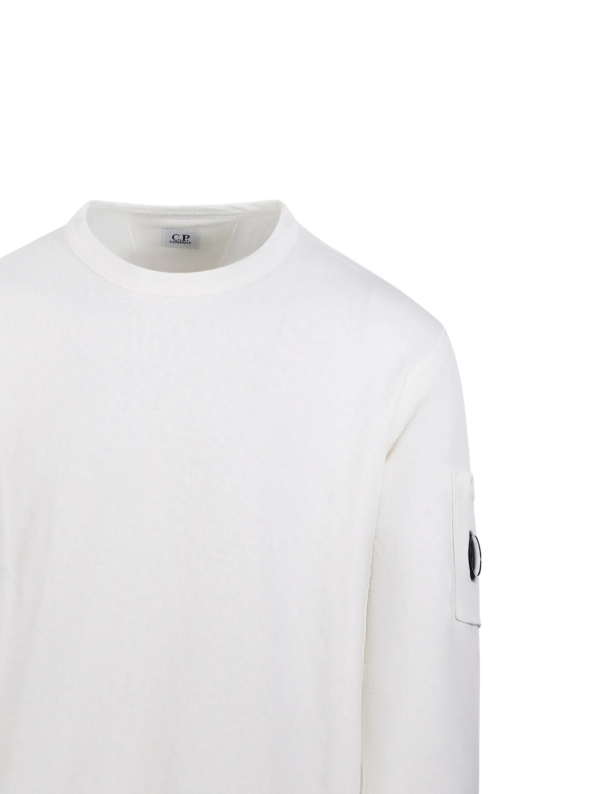 Crewneck sweatshirt in malfilè fleece