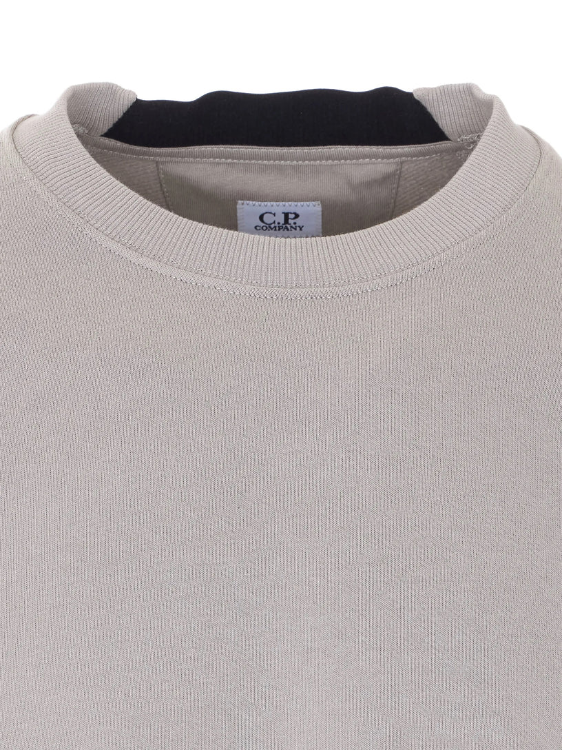 Diagonal Raised Fleece crewneck lens sweatshirt