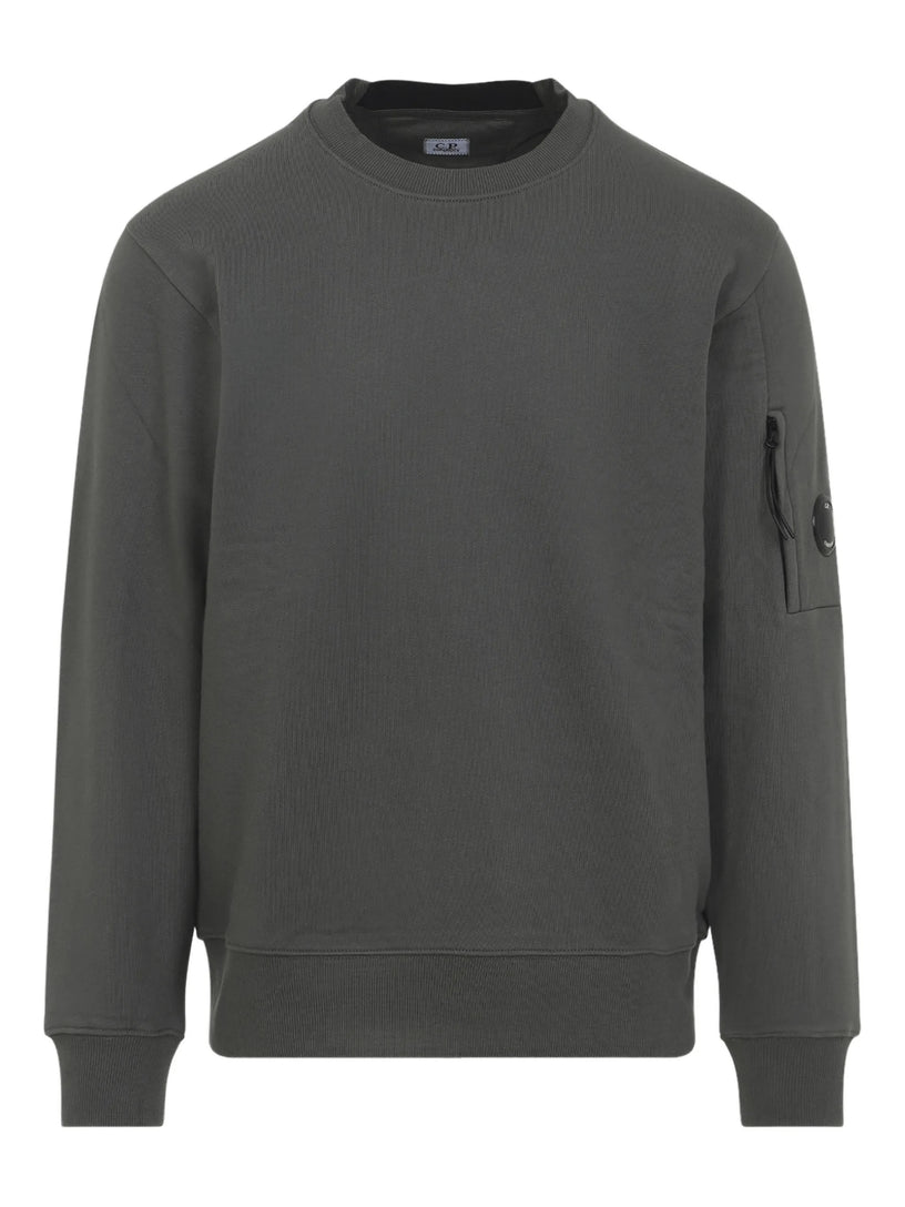 Diagonal Raised Fleece crewneck lens sweatshirt
