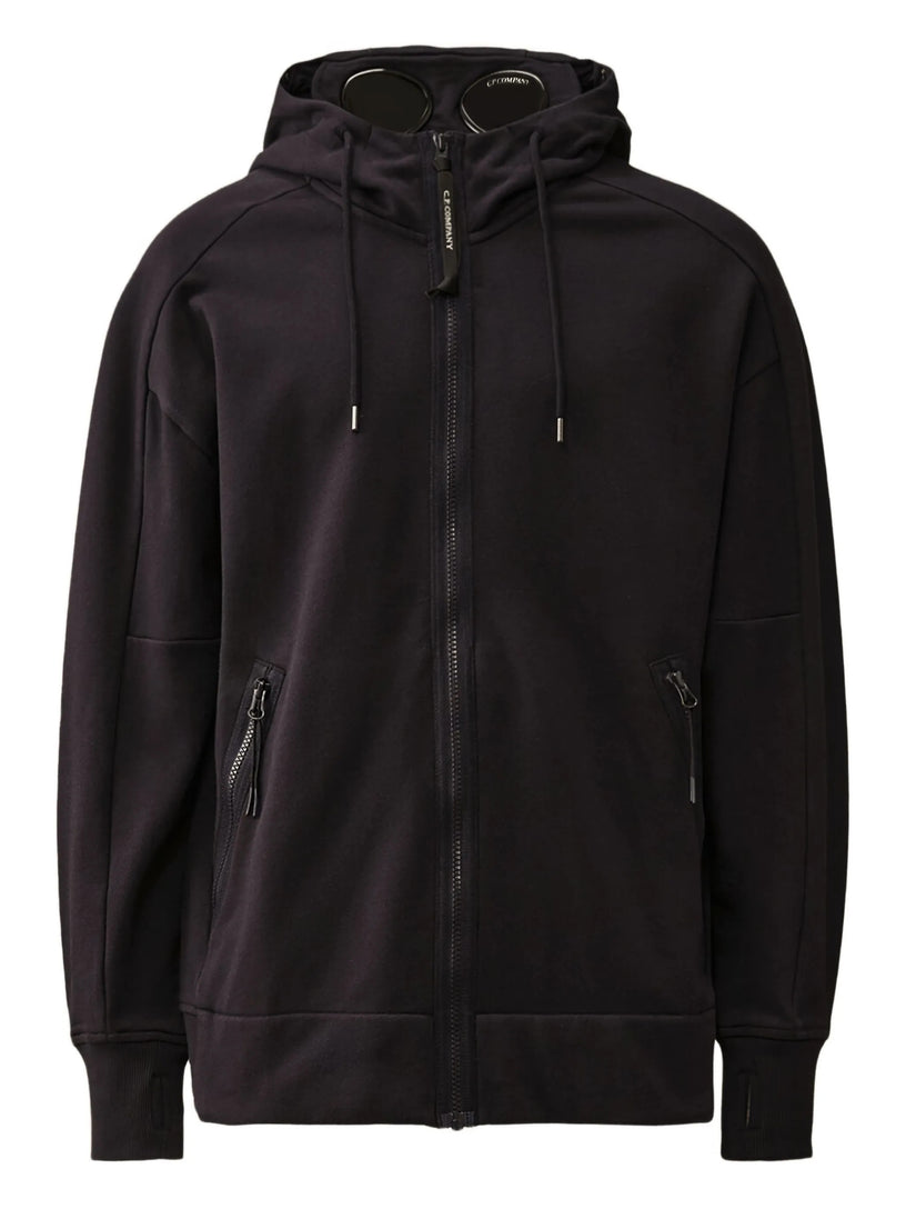 Diagonal Raised Fleece Goggle Sweatshirt