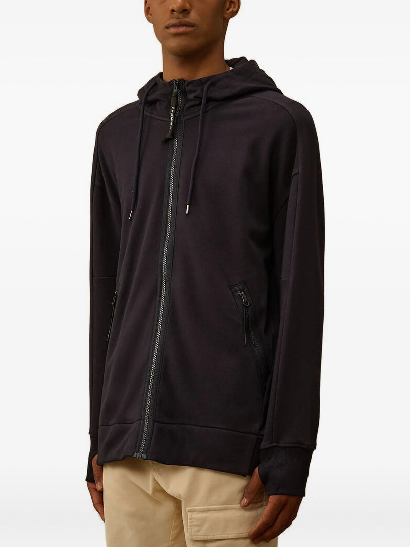 Diagonal Raised Fleece Goggle Sweatshirt
