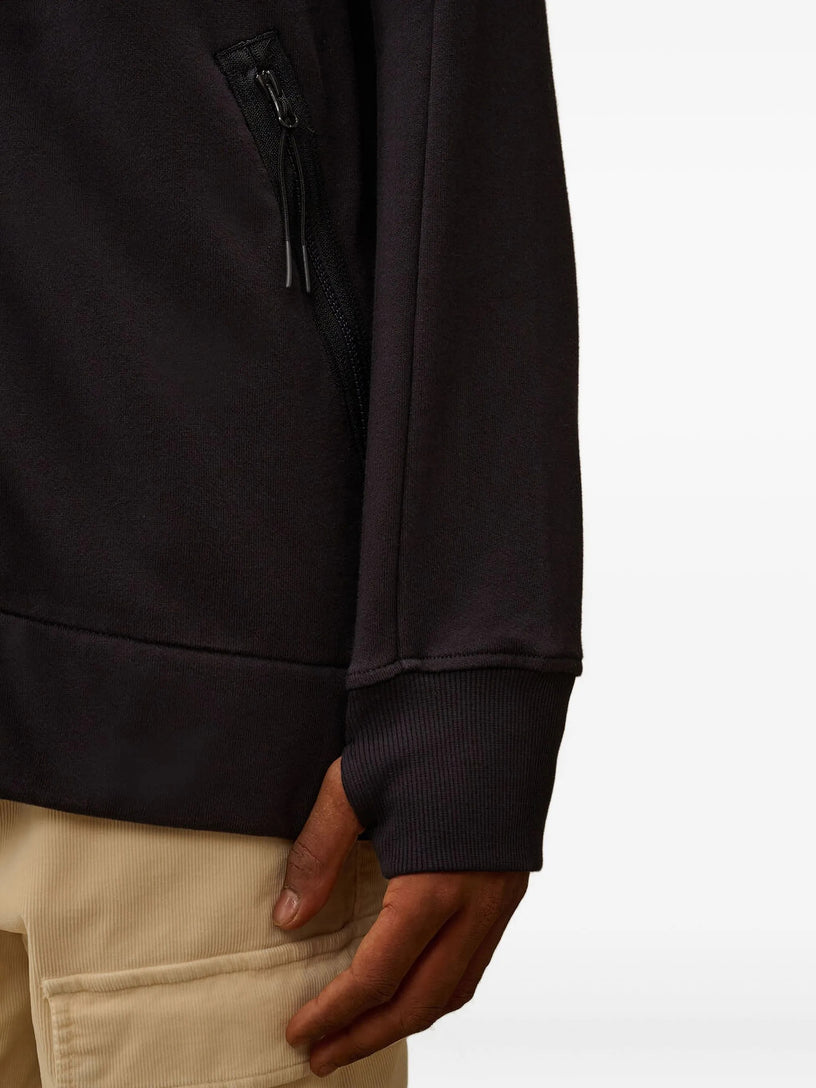 Diagonal Raised Fleece Goggle Sweatshirt