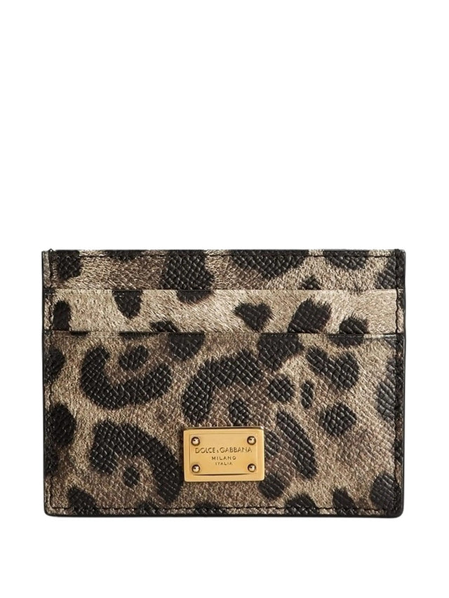 Dauphine card holder with plate