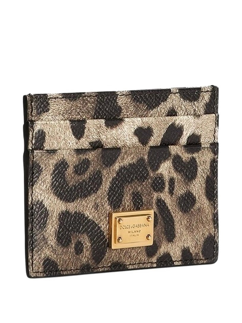 Dauphine card holder with plate