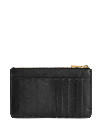 Calfskin card holder with DG logo