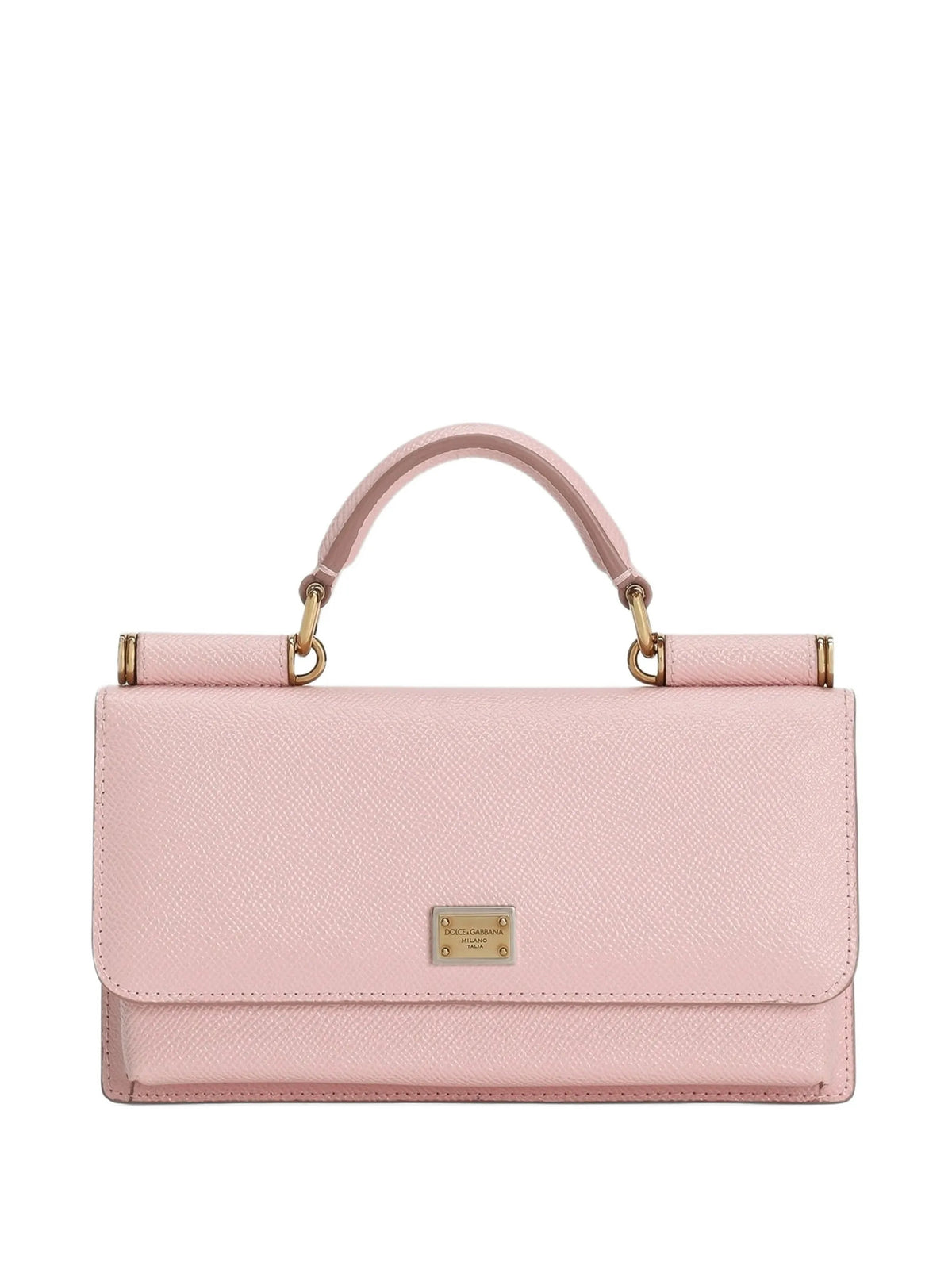 Mini bag in dauphine calf leather