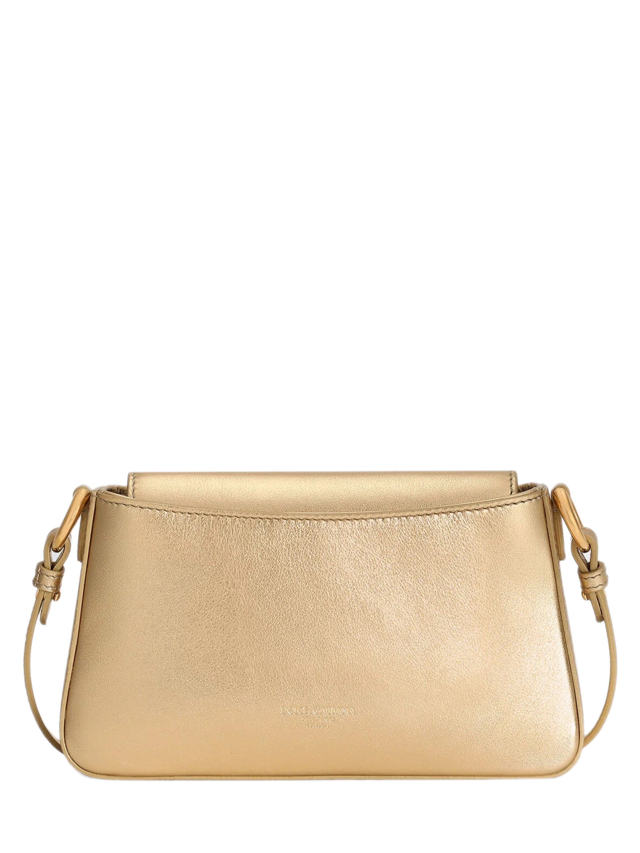 Calfskin phone bag Dolce & Gabbana Oro | Grifo210