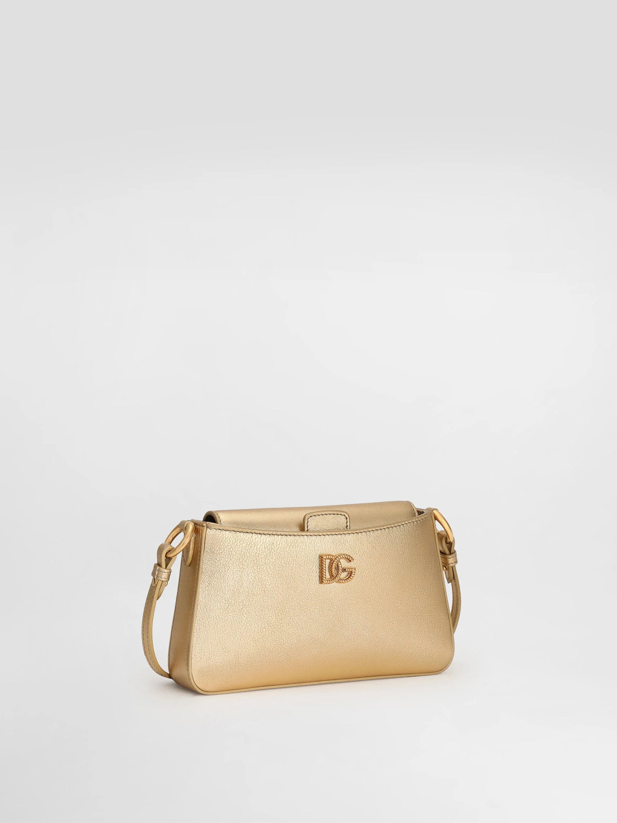 Calfskin phone bag Dolce & Gabbana Oro | Grifo210