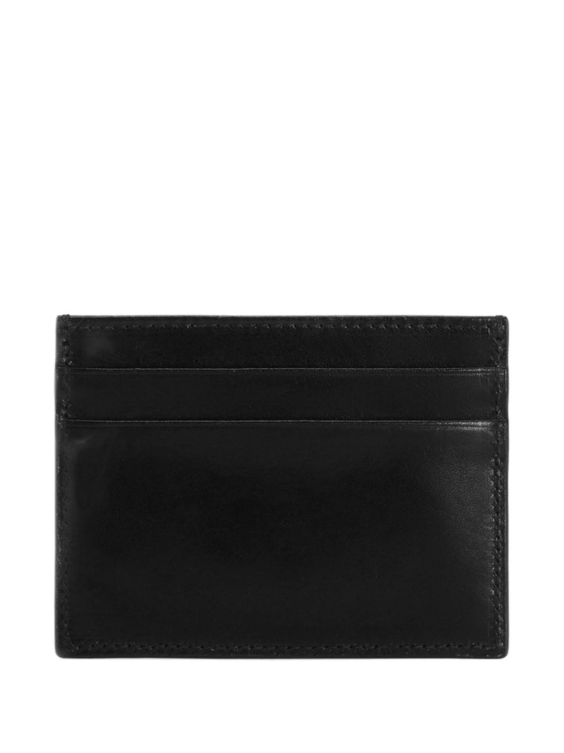 Calfskin card holder with DG logo