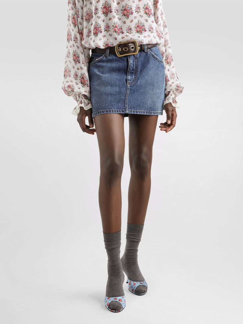 Denim skirt