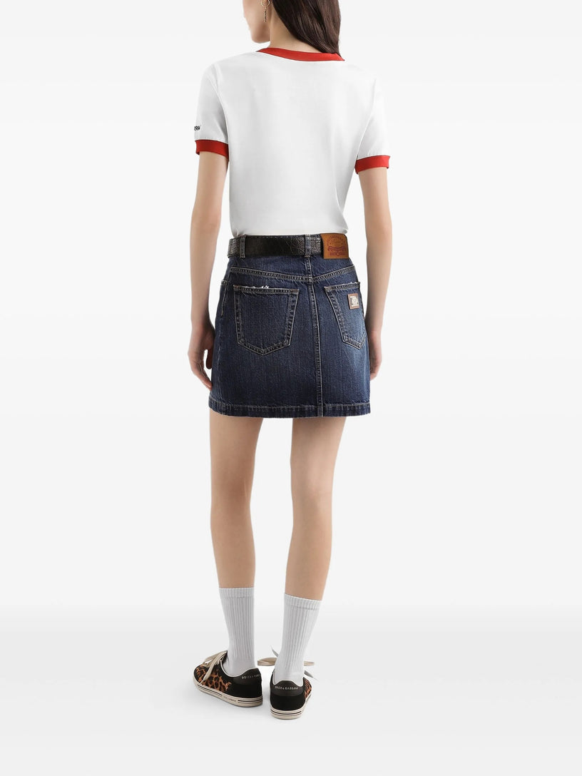 Jersey T-shirt with print