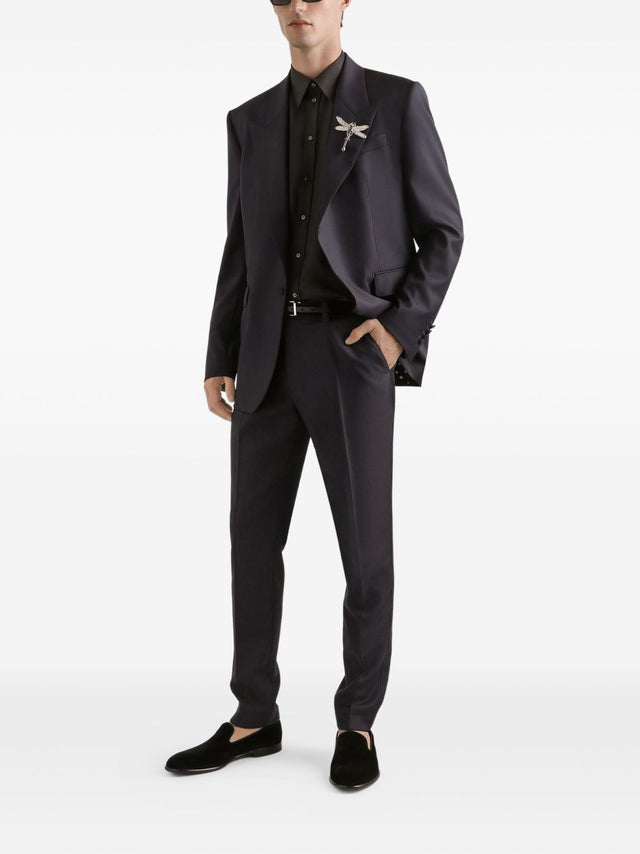 Double-breasted sicilia virgin wool jacket