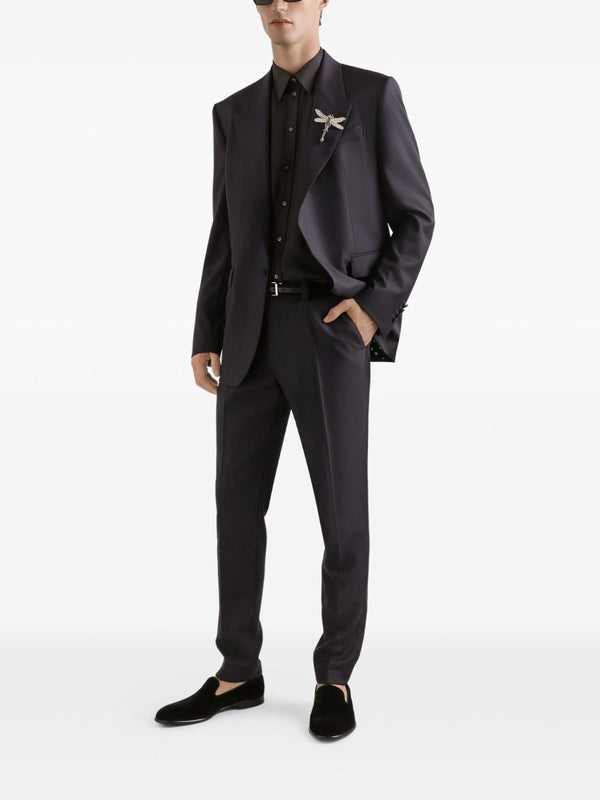 Double-breasted sicilia virgin wool jacket