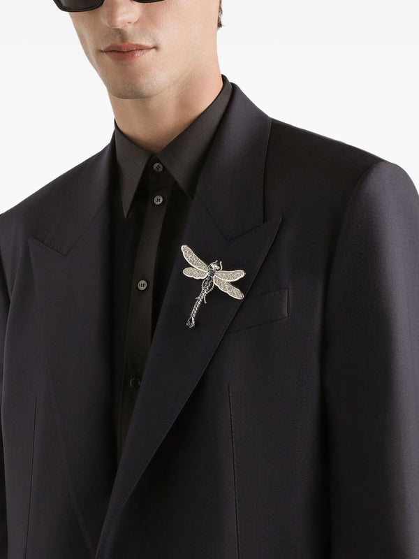 Double-breasted sicilia virgin wool jacket