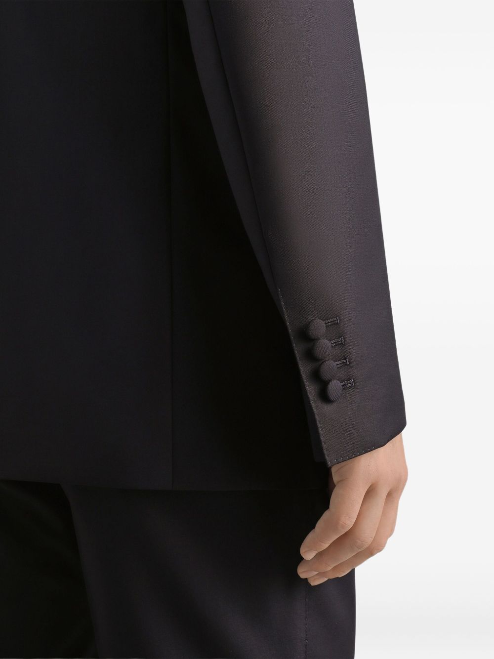 Double-breasted sicilia virgin wool jacket