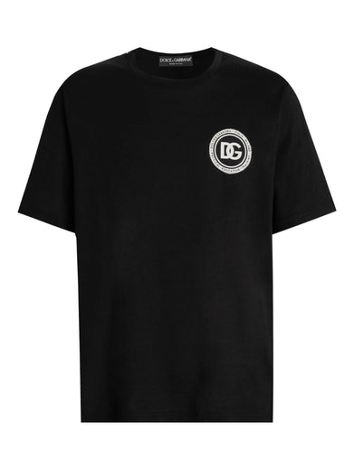 Cotton T-shirt with patch