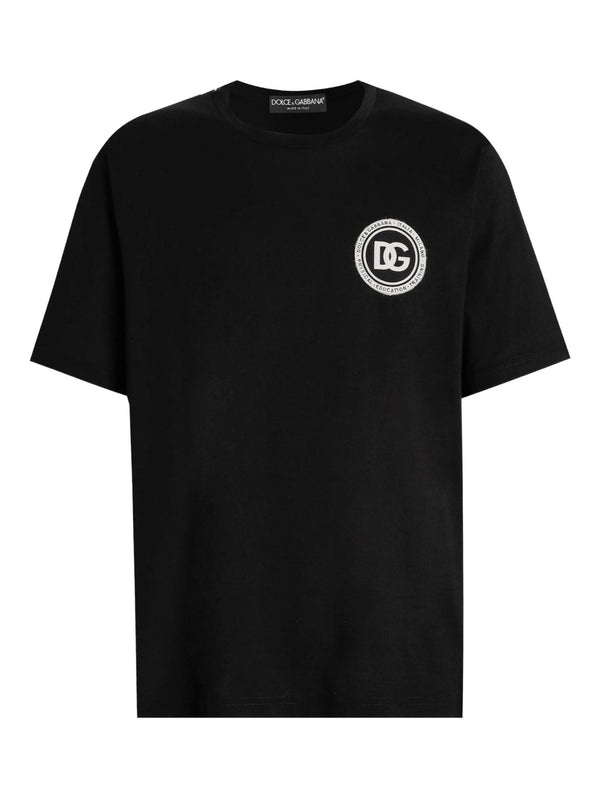 Cotton T-shirt with patch