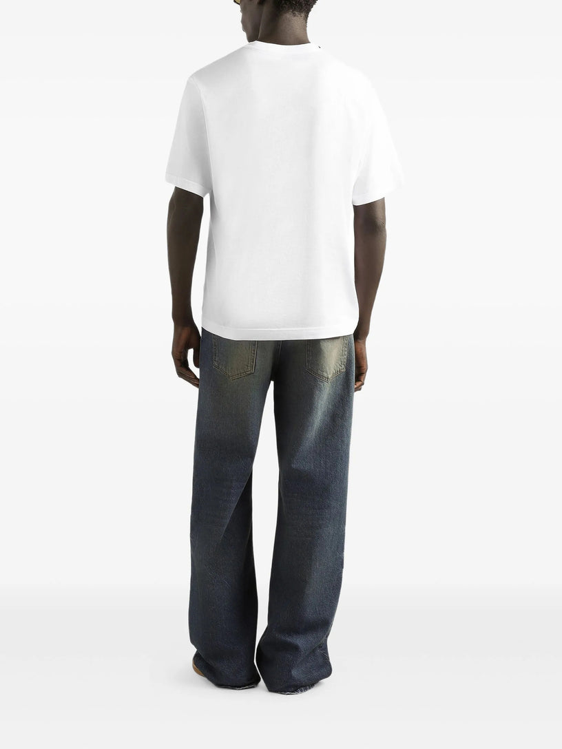 Cotton T-shirt with patch