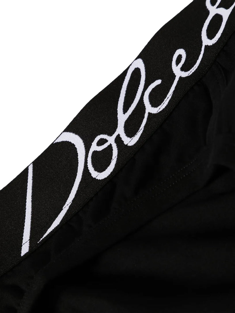Stretch cotton mid-rise briefs