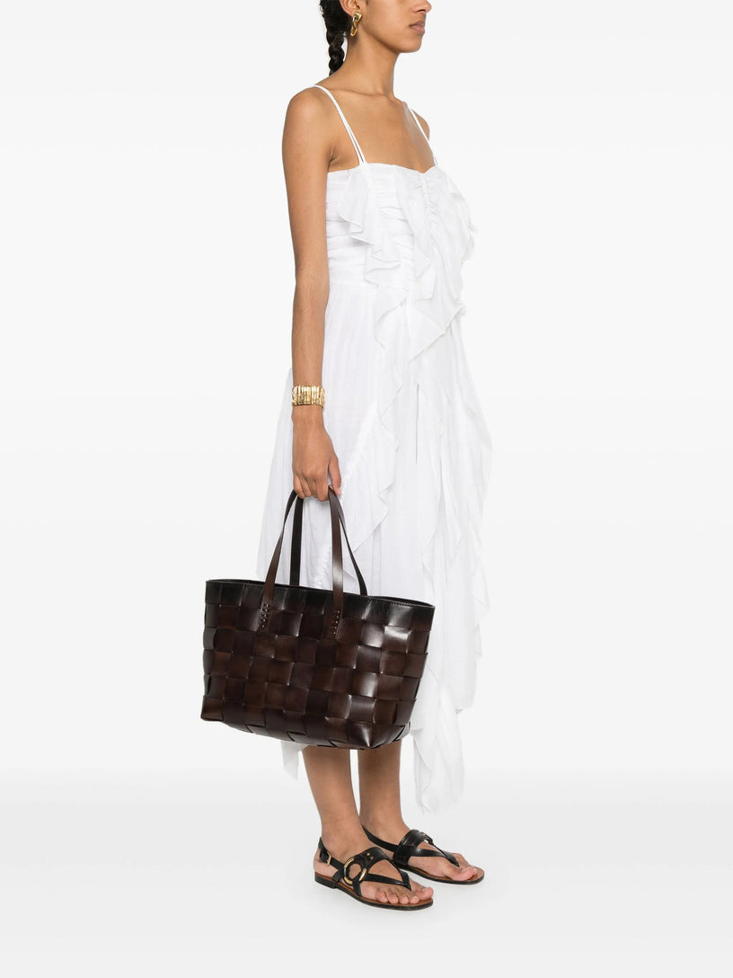 Japan leather tote bag