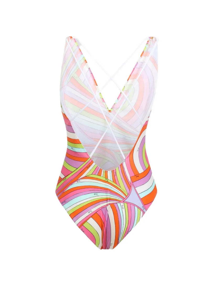 Costume Intero in Stampa Iride