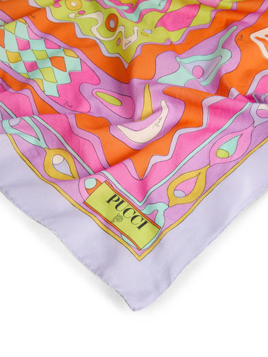 Pareo in cotone in stampa angoli