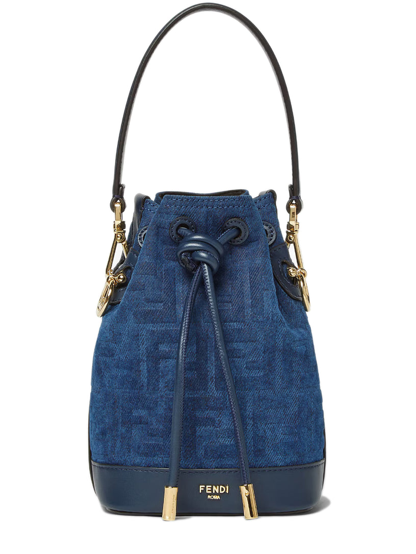Mon Tresor in flocked denim ff