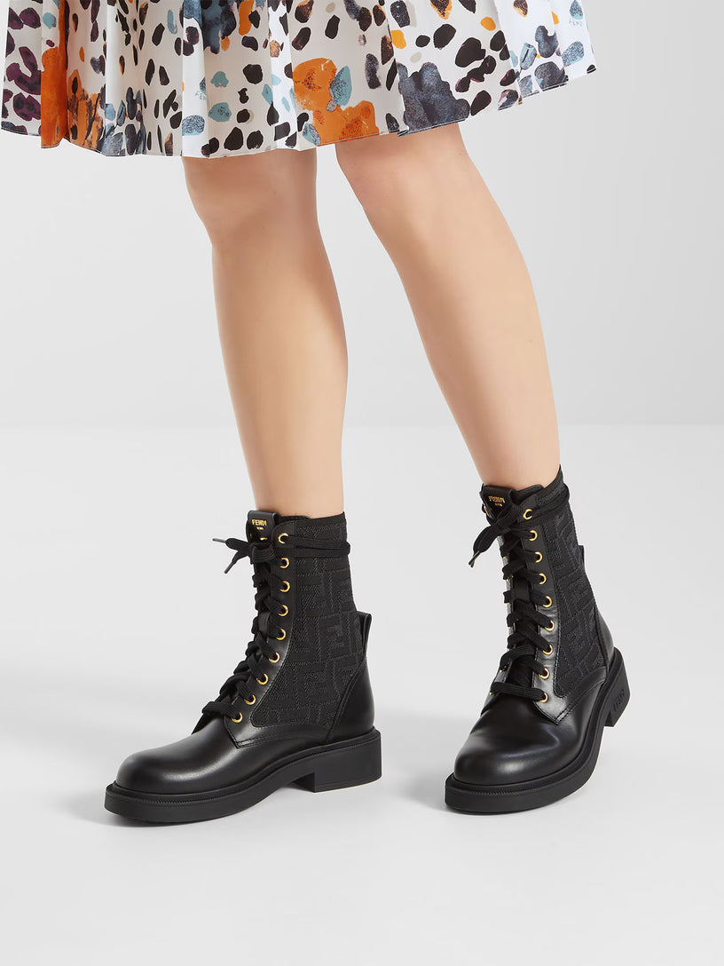 Fendi Filo biker boots