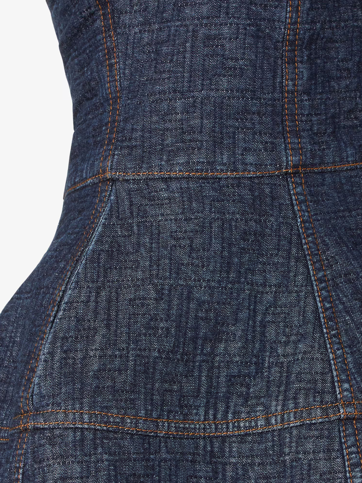 FF denim dress