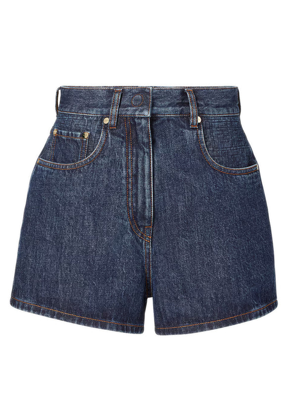 Denim shorts