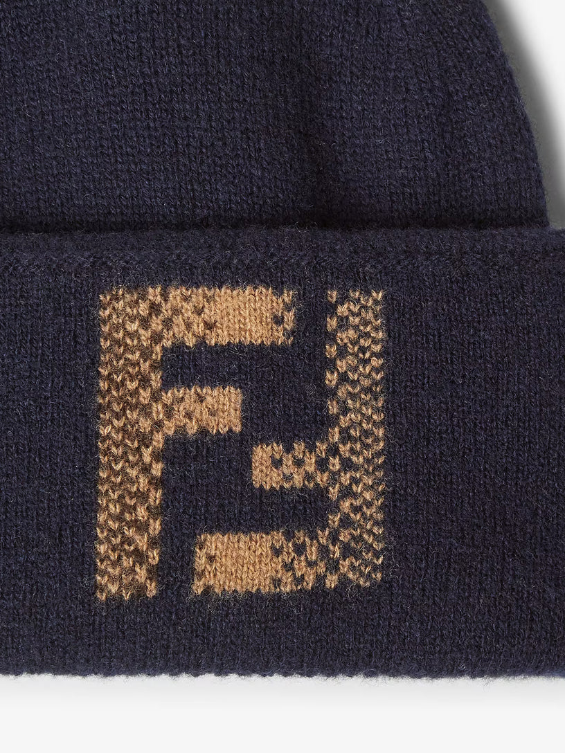 Wool and cashmere hat