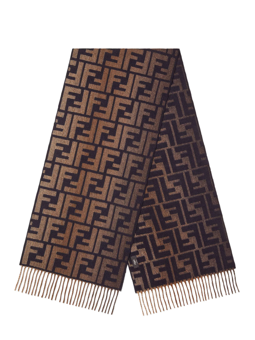 FF wool and cashmere scarf